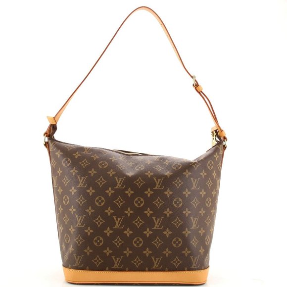 Sharon Stone Amfar Three Bag Monogram Canvas Shoulder Bag - Picture 3 of 7